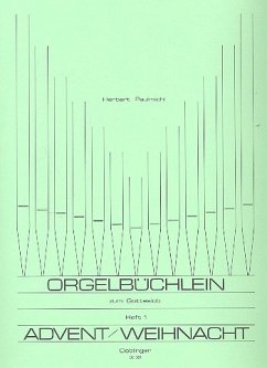 Cover Orgelbüchlein zum Gotteslob Band 1 Advent und Weihnacht