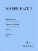 Konzert C-Dur Hob.VIIa:1 für Violine und Streichorchester Partitur