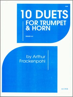 Cover 10 Duets For Trumpet & Horn