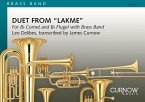 Léo Delibes, Duet from Lakmé Cornet, Flugelhorn and Brass Band Partitur + Stimmen