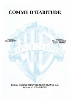 Claude François, Comme d'habitude (my way) Vocal and Piano Buch Cover Claude François, Comme d'habitude (my way) Vocal and Piano Buch