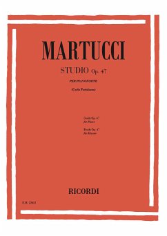 Cover G. Martucci Studio Op.47 Piano