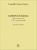 Vois ma misere pour tenor et piano Samson et Dalila