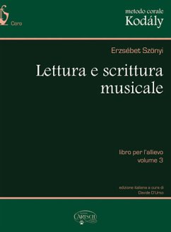 Cover Erzsébet Szönyi_Zoltán Kodály, Metodo Corale Kodály: Lettura e Scrittu Choral Buch