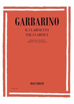 Cover G Garbarino Il Clarinetto. Emissione E Tecnica Clarinet