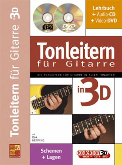 Cover Tonleitern in 3D (+CD +DVD) für Gitarre (dt)