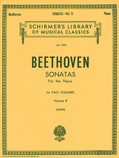 Cover Ludwig van Beethoven, Sonatas For The Piano Volume II Klavier Buch
