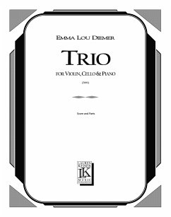 Emma Lou Diemer, Trio for Piano, Violin, and Cello Piano Trio Buch Cover Emma Lou Diemer, Trio for Piano, Violin, and Cello Piano Trio Buch