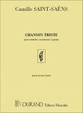 Saint-Saens Chanson Triste Cht-Piano Vocal and Piano