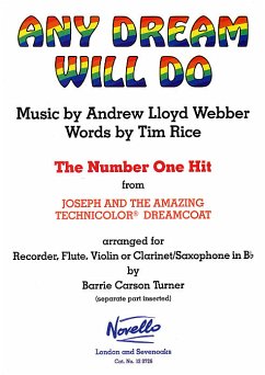 Cover Any Dream will do: for recorder (flute, violin or clarinet/saxophone in bb) and piano