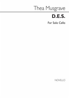 Cover Thea Musgrave, D.E.S. - In Celebration Cello Buch