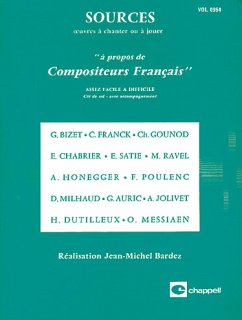 Sources, Volume 0954 ŕ Propos de Compositeurs Alle Instrumente Buch Sources, Volume 0954 ŕ Propos de Compositeurs Alle Instrumente Buch