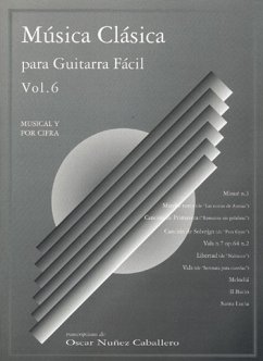 Cover CARMK12602 Música Clásica para Guitarra Fácil, Volumen 6