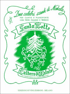 Cover Franz Xaver Gruber, Santa Notte/L'Albero Di Natale Vocal and Piano Buch