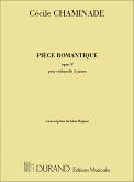 Pičce romantique op.9 pour violoncelle et piano