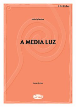Cover Julio Iglesias, A Media Luz Vocal and Guitar Buch