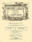 C. Saint-Saens Samson Et Dalila N 4 It-Fr Choeur-Piano Choir