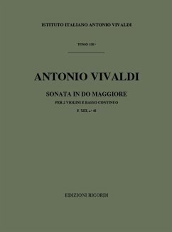 Cover Sonate C-dur FXIII 48 für Violine und Bc