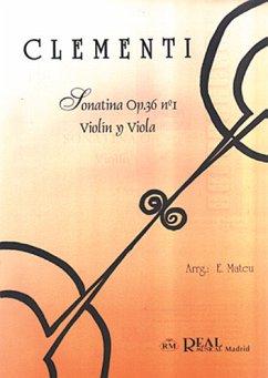 Sonatina Op.36 No.1, para Violín y Viola Violin and Viola Buch