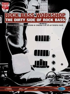 Cover Alessio Dell'Esto, Rock Bass Workshop Bass Guitar Buch + CD