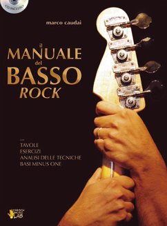 Cover Marco Caudai, Il Manuale del Basso Rock Bass Guitar Buch + CD