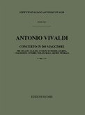 Concerto in do maggiore F12,37 RV558 per orchestra partitura