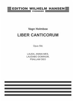 Cover Vagn Holmboe, Liber Canticorum Vol.II Op.59c Orchestra Klavierauszug