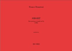 Short per tromba in Do partitura