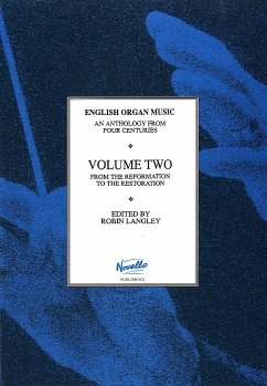 Cover English Organ Music Volume Two Orgel Buch