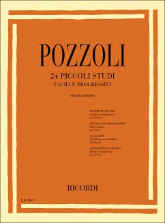 Cover 24 piccoli studi facili e progressivi per pianoforte