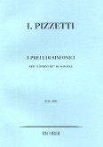 3 Preludi Sinfonici Per L' Edipo Re Di Sofocle partitura tascabile