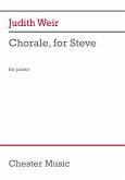 Judith Weir, Chorale, for Steve Klavier Partitur