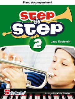 Cover Jaap Kastelein_Klaas de Jong Step by Step 2 - Piano accompaniment Tr Piano Accompaniment Buch