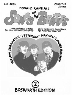 Cover Songs of the Beatles Band 2 für 4 Blockflöten (SATB) Partitur und Stimmen
