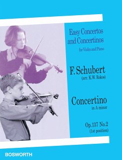 Cover Concertino a minor op.137,2 for violin (1. postition) and piano