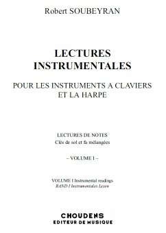 Lectures Instrumentales - Volume 1 Keyboard, Harp Buch Lectures Instrumentales - Volume 1 Keyboard, Harp Buch