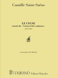 Cover Le cygne pour piano Hoskier, E., arr. le carnaval des animaux