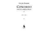 David Baker, Concerto for Cello and Jazz Band Jazz Ensemble Partitur David Baker, Concerto for Cello and Jazz Band Jazz Ensemble Partitur