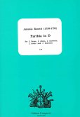 Parthia in D for 2 flutes, 2 oboes, 2 clarinets, 2 horns and 2 bassoons score and parts