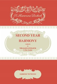 Cover Second Year Harmony