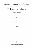 Three Lullabies op. 49