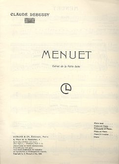 Menuet Extrait de la petite suite pour violon et piano