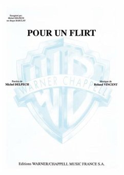 Cover Pour un flirt: Einzelausgabe piano/voice/guitar Delpech, Michel, paroles