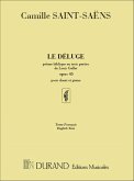 Le deluge op.45 partition chant et piano (en/fr)