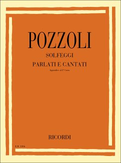 Cover E. Pozzoli Solfeggi Parlati E Cantati Opera Theory