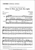 Glory to Thee my God this Night for equal voices (female chorus) and piano score