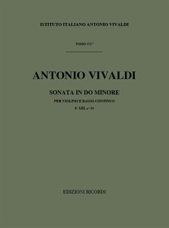 Sonate c-Moll RV6 für Violine und Bc Partitur