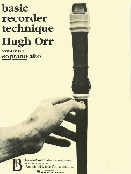 Hugh Orr, Basic Recorder Technique - Volume 1 Recorder Buch
