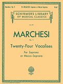 Mathilde Marchesi, 24 Vocalises, Op. 2 High Voice and Piano Buch