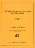 Odette Gartenlaub, Préparation au déchiffrage instrumental-Vol F 1 Alle Instrumente Buch